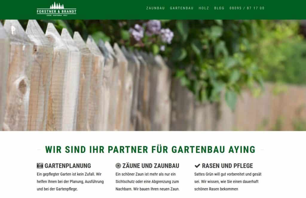 neue Webseite www.forstner-brandt.de webdesign munich