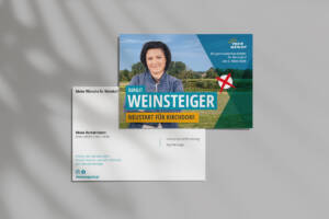 Wahlkampf für die Bürgermeisterkandidatin
